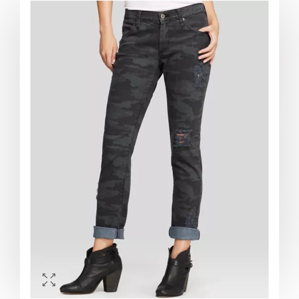 James Jeans Camo Straight Leg Women Jeans